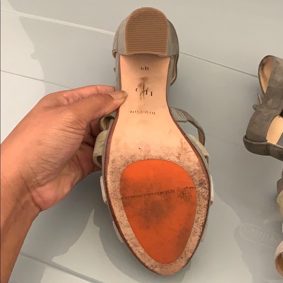 Cole Haan Chelsea T-Strap Suede Sandal - Picture 7 of 8